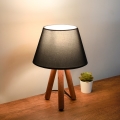 Tafellamp AYD 1xE27/40W/230V bruin/antraciet