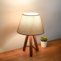 Tafellamp AYD 1xE27/40W/230V bruin/beige