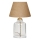 Tafellamp AYD 1xE27/40W/230V bruin/transparant