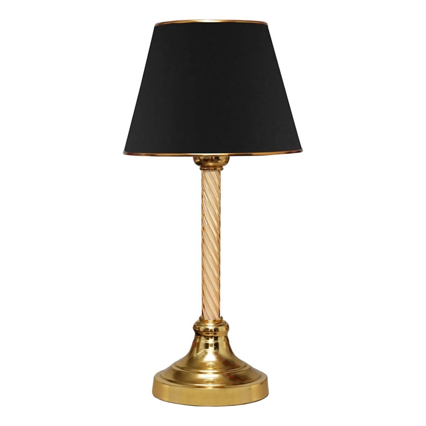 Tafellamp AYD 1xE27/40W/230V zwart/goud
