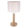 Tafellamp BENITA 1xE27/60W/230V 48 cm crème/eiken