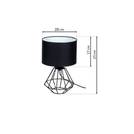 Tafellamp COLIN 1x E27 / 60W / 230V