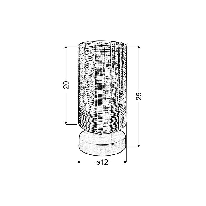 Tafellamp COX 1xE27/60W/230V
