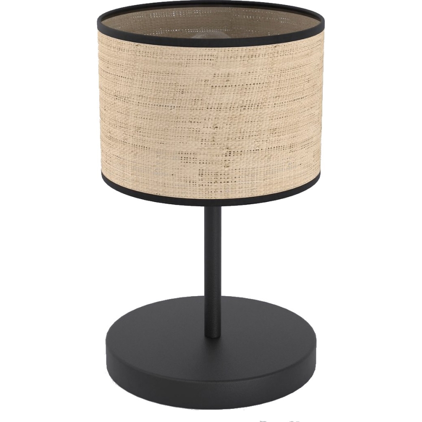 Tafellamp ECO 1xE27/15W/230V beige/rotan