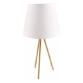 Tafellamp ELENA 1xE27/20W/230V wit