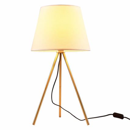 Tafellamp ELENA 1xE27/20W/230V wit