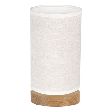 Tafellamp FIRE 1xE27/25W/230V eik/beige eik