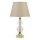 Tafellamp GOLD CRYSTAL 1xE27/40W/230V beige/goudkleurig