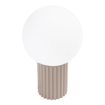 Tafellamp HALO 1xG9/8W/230V diameter 12 cm beige