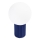 Tafellamp HALO 1xG9/8W/230V diameter 12 cm blauw
