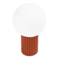 Tafellamp HALO 1xG9/8W/230V diameter 12 cm oranje