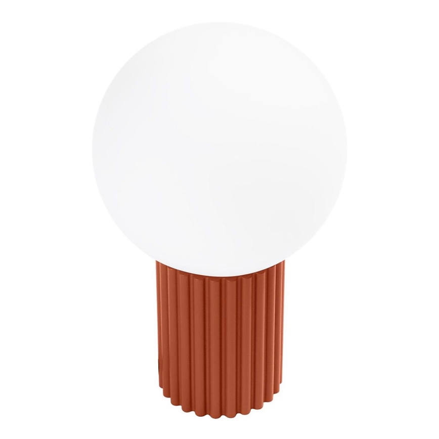 Tafellamp HALO 1xG9/8W/230V diameter 12 cm oranje