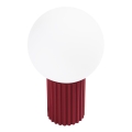 Tafellamp HALO 1xG9/8W/230V diameter 12 cm rood