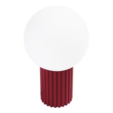 Tafellamp HALO 1xG9/8W/230V diameter 12 cm rood