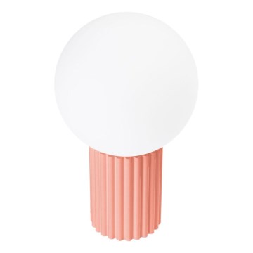 Tafellamp HALO 1xG9/8W/230V diameter 12 cm roze