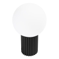 Tafellamp HALO 1xG9/8W/230V diameter 12 cm zwart