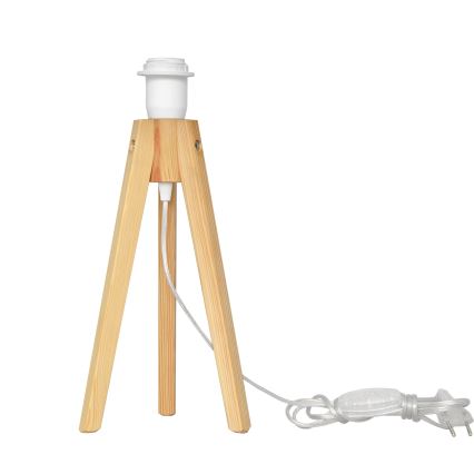 Tafellamp HELEN 1xE27/15W/230V crème/goud/grenen