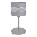 Tafellamp HELEN 1xE27/15W/230V grijs/zilver