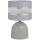 Tafellamp HELEN 1xE27/60W/230V grijs/zilver