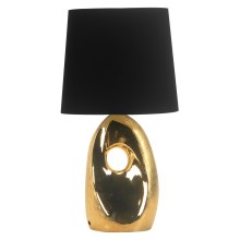 Tafellamp HIERRO 1xE27/60W/230V zwart/goud