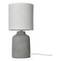 Tafellamp INER 1xE14/40W/230V grijs