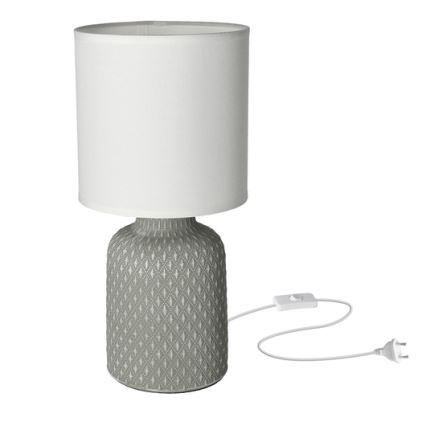 Tafellamp INER 1xE14/40W/230V grijs
