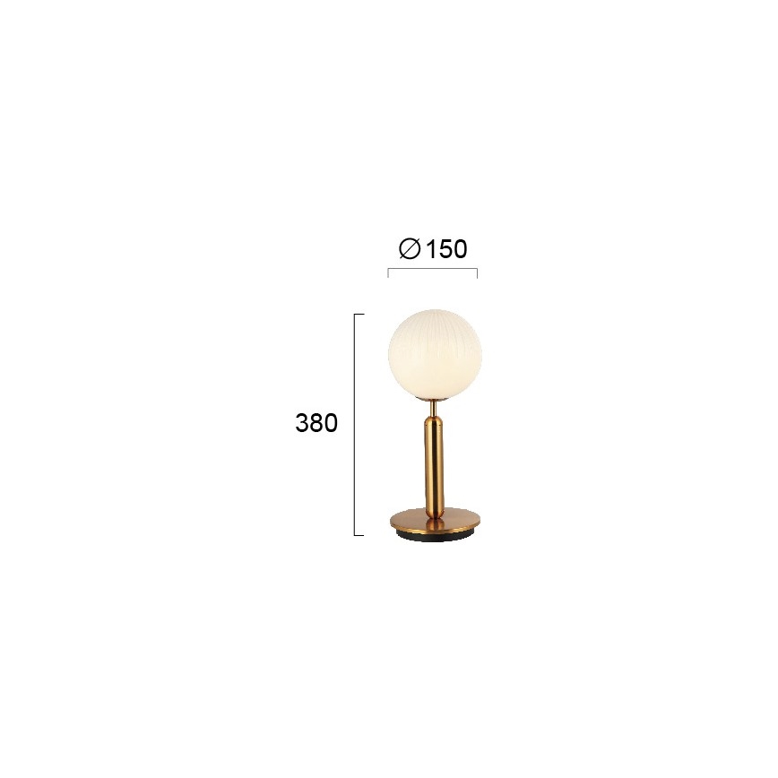 Tafellamp JOLIN 1xG9/5W/230V goudkleurig