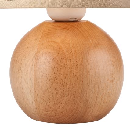 Tafellamp JUTA 1xE27/60W/230V beuk