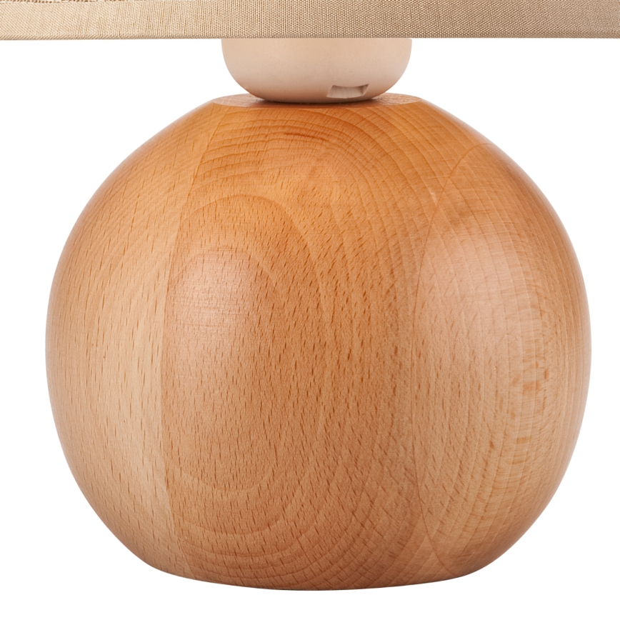 Tafellamp JUTA 1xE27/60W/230V beuk