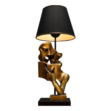 Tafellamp LECTURE 1xE27/40W/230V zwart/goud