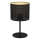 Tafellamp LOFT SHADE 1xE27/60W/230V diameter 18 cm zwart/gouden