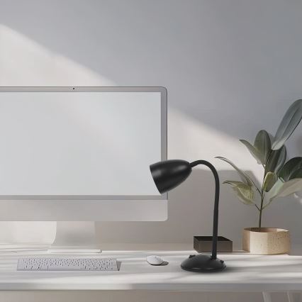 Tafellamp LOGIC 1xE27/60W/230V zwart