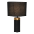 Tafellamp LUCIANO 1xE27/40W/230V zwart/goud