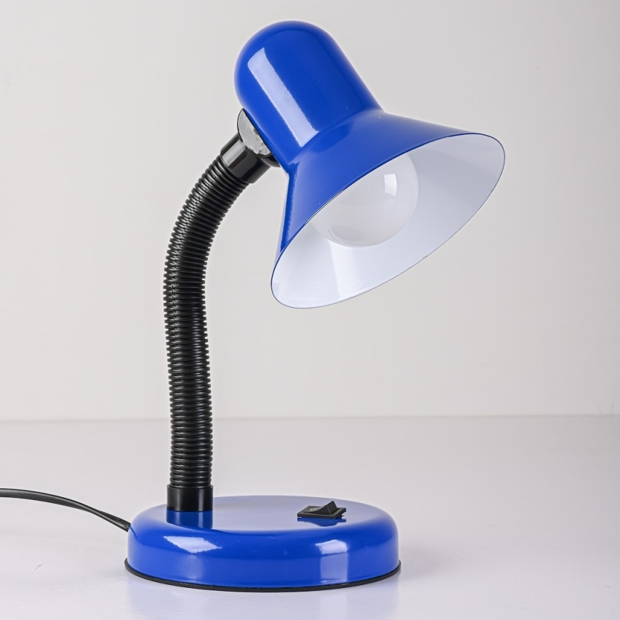 Tafellamp MENTOR 1xE27/15W/230V blauw