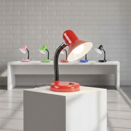 Tafellamp MENTOR 1xE27/15W/230V rood