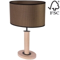 Tafellamp MERCEDES 1xE27/40W/230V 46 cm bruin/eiken – FSC gecertificeerd