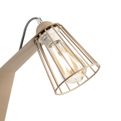 Tafellamp NANDO 1xE27/15W/230V beige
