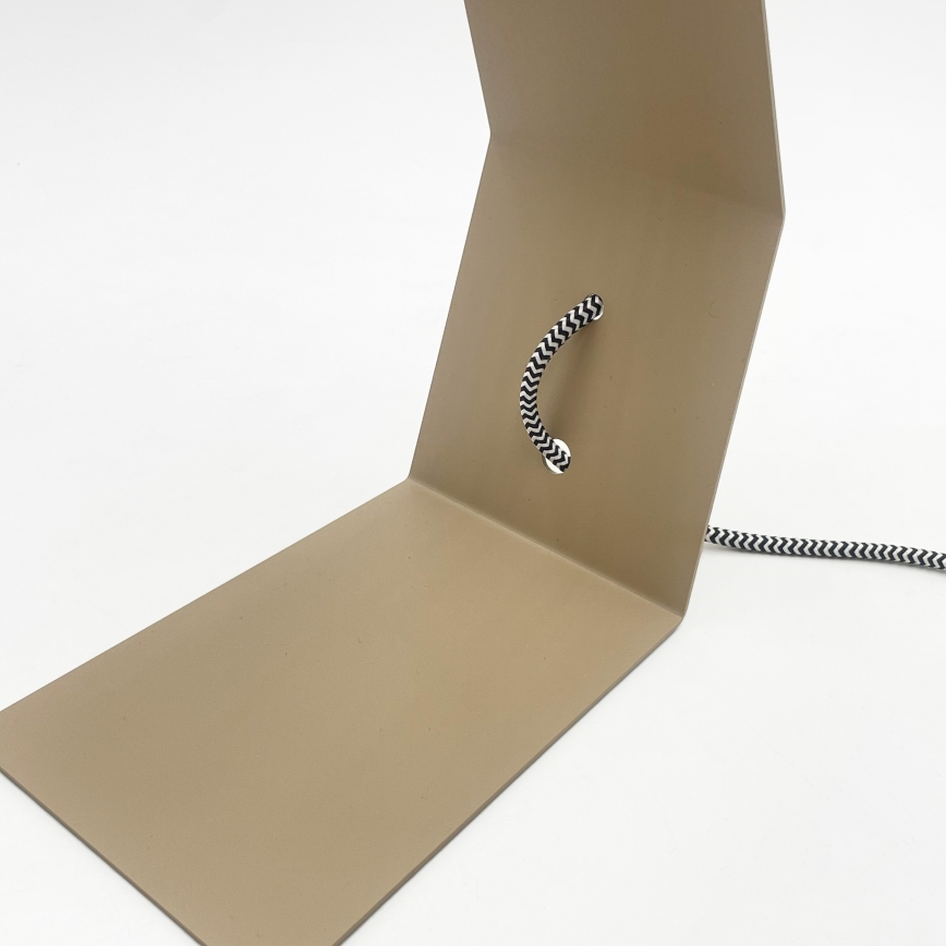 Tafellamp NANDO 1xE27/15W/230V beige