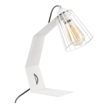 Tafellamp NANDO 1xE27/15W/230V wit