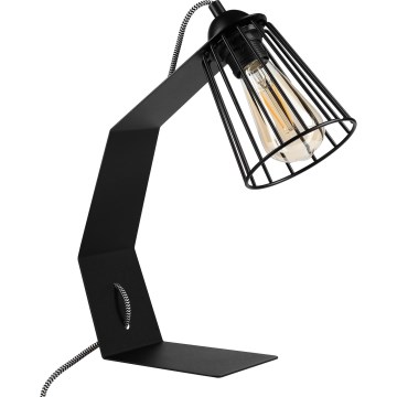 Tafellamp NANDO 1xE27/15W/230V zwart