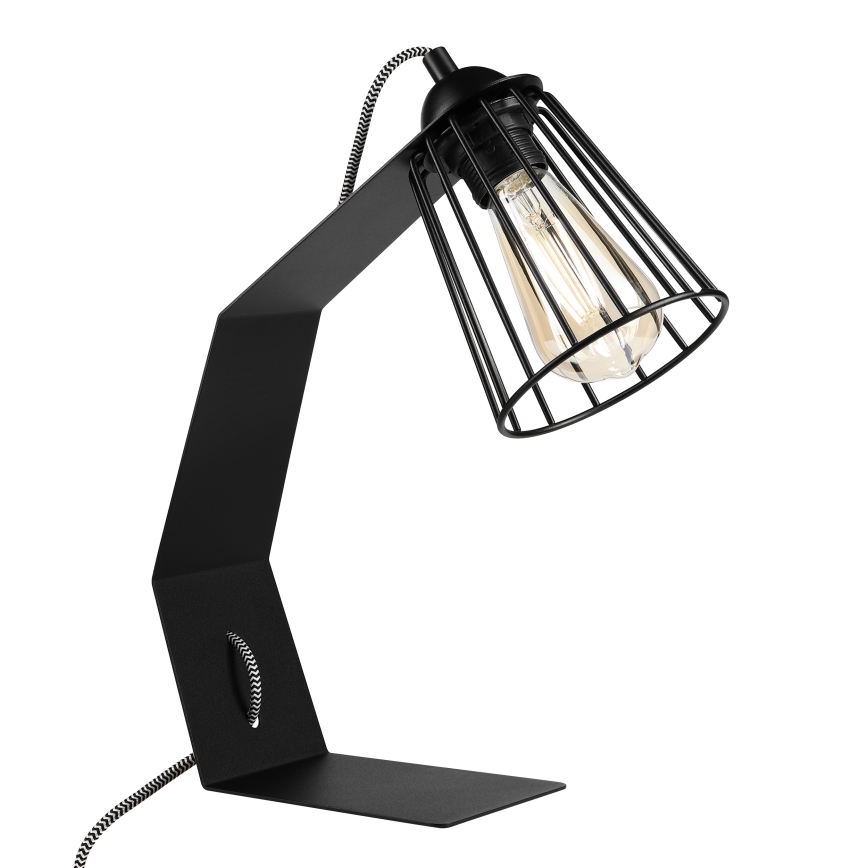 Tafellamp NANDO 1xE27/15W/230V zwart