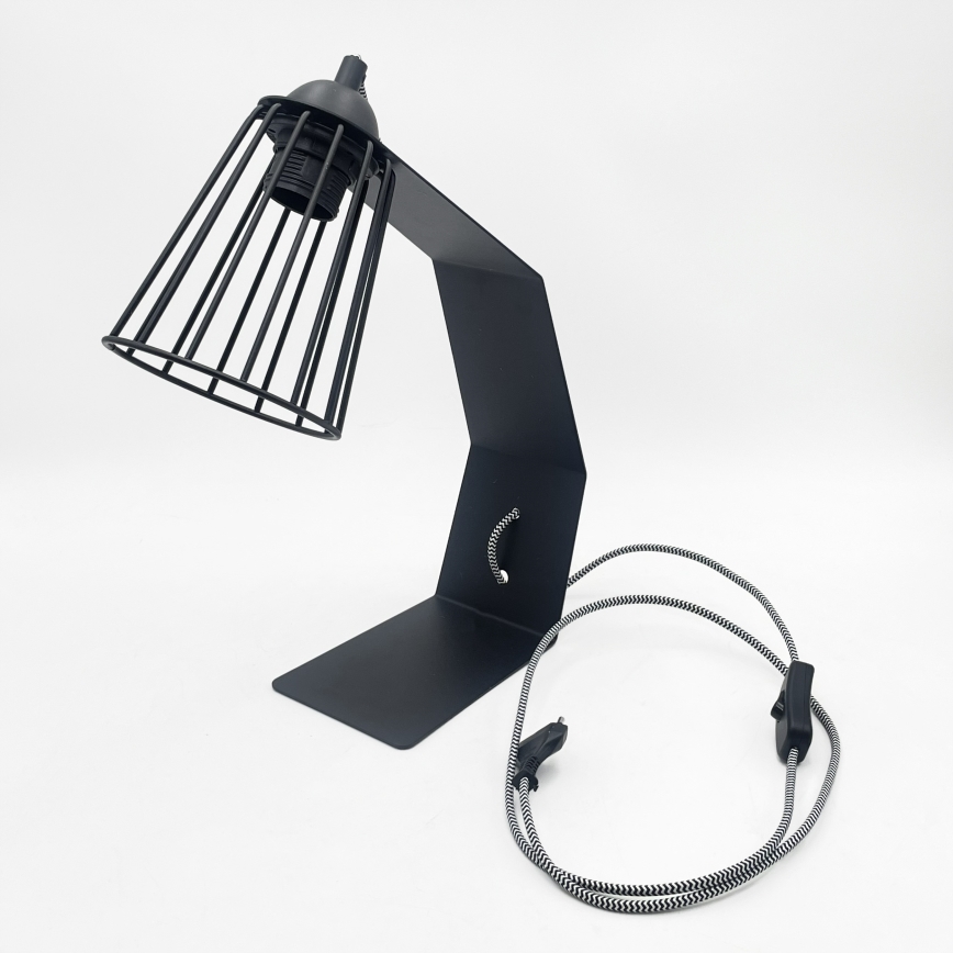 Tafellamp NANDO 1xE27/15W/230V zwart