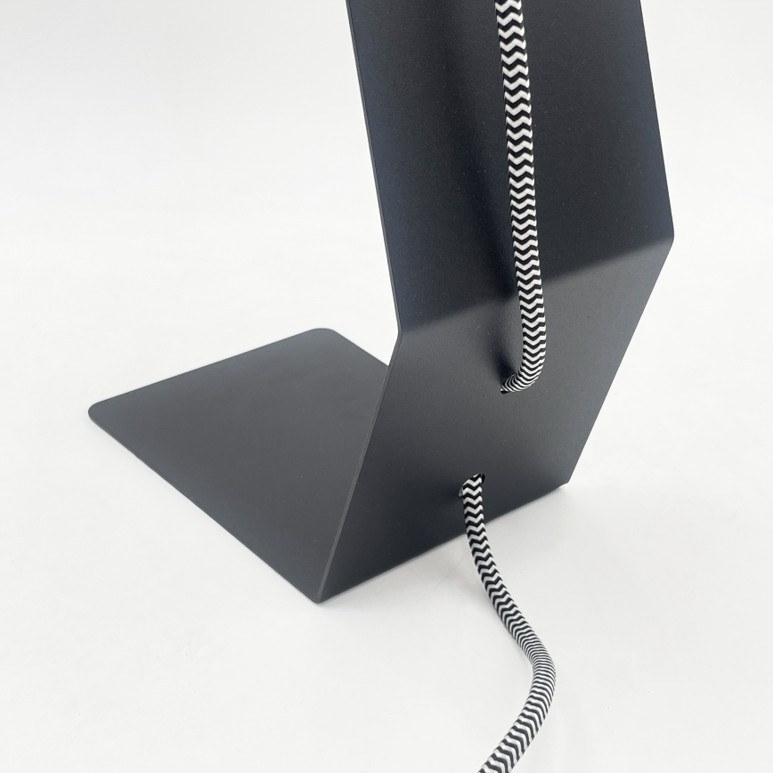 Tafellamp NANDO 1xE27/15W/230V zwart