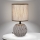 Tafellamp PINIA 1xE14/25W/230V keramiek beige/grijs