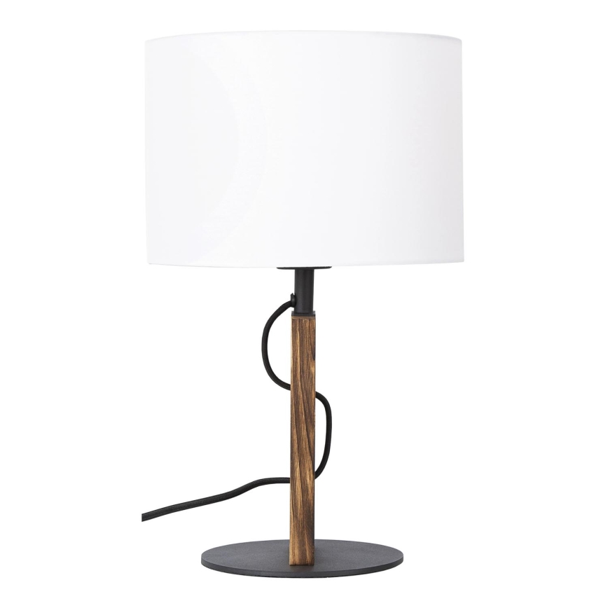 Tafellamp PINUS 1xE27/40W/230V wit/hout