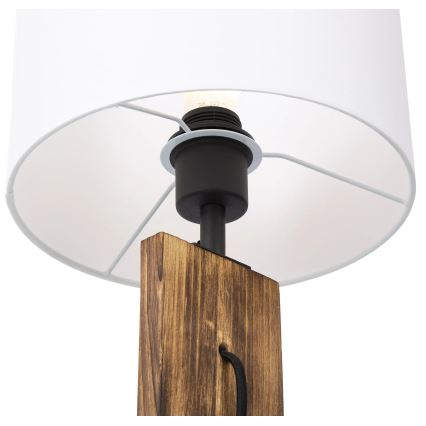 Tafellamp PINUS 1xE27/40W/230V wit/hout