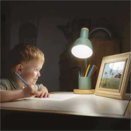 Tafellamp POPPY 1xE27/25W/230V groen