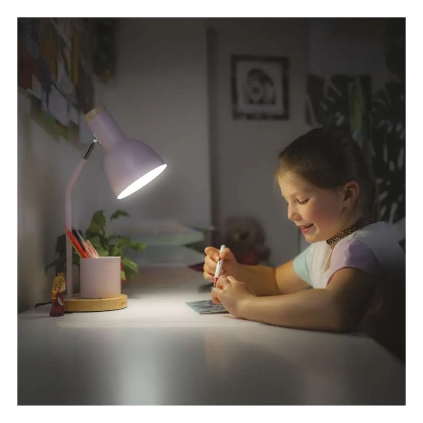 Tafellamp POPPY 1xE27/25W/230V roze