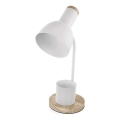 Tafellamp POPPY 1xE27/25W/230V wit