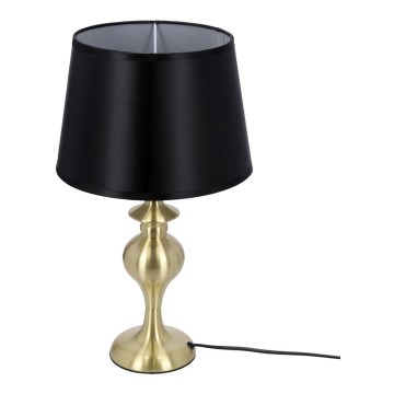 Tafellamp PRIMA GOLD 1xE27/60W/230V zwart/goud